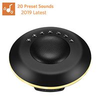 White Noise Machine RGB/Warm Night Light, Sleep Helper, Sound Relaxation Machine with Auto-Off Timer Sleep Therapy with 20 Preset Non-Looping Sounds, Noise Cancelling for Home, Yoga and Infants …