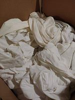 All Way Rags Lint Free-White Knit Cotton Rags-Painter-Stainer-Oil-Dirt-All-Purpose Rags-Reclaimed T-Shirt Material (10 Pound) No Sheets Or Dress Material
