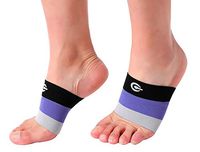 Premium Arch Compression Sleeves 1 Pair Perfect Option to Our Plantar Fasciitis Socks - for Plantar Fasciitis Pain Relief and Treatment for Everyday Use with Arch Support (BlackPurpleGray, X-Large)