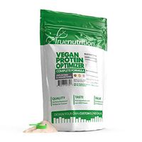 5LBS Unflavored Vegan Protein Powder - Non-GMO Plant Based Protein, Low Carb, Low Fat, Vegetarian (Vegan) - Customize Your Protein with Two Free TrueBoost or TrueFlavor Protein Shake Enhancements
