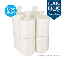 Dixie Ultra Heavy-Weight 12 oz. Paper Bowl by GP PRO (Georgia-Pacific), White, SXB12W, 1,000 Count (125 Bowls Per Pack, 8 Packs Per Case)