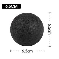 Massage Ball Muscle Relaxation Acupressure Massage Fitness Ball 2 Pieces Including a Single Ball and a Double Ball, Black