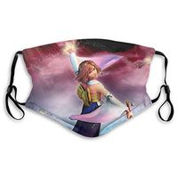 Final Fantasy Glasses Anti-Smog Mask,Adjustable Earloop Face Double Layer Mask,Washable, Reusable Masks,Protection from Dust, Pollen, Pet Dander, Other Airborne Irritants