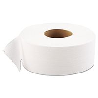 GEN 1511 JRT Jumbo Bath Tissue, 1-Ply, White, 9-Inch Dia, 12 Rolls/Carton
