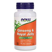 NOW Foods Ginseng & Royal Jelly - 90 Capsules