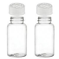 50 Empty Plastic Pill Bottles Medicine Container Vitamin Capsule Drug Holder Cl