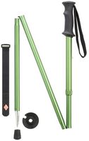 3-Section Folding Adjustable Cane Green Anodized Shaft  -Affordable Gift! Item #DHAR-9148513