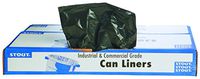 Stout by Envision Commerical 55-60 Gallon Can Liners - 100 Bags - 1.5 mil Heavy Duty Industrial 100% Recycled Puncture & Tear Resistant Garbage Trash Bags