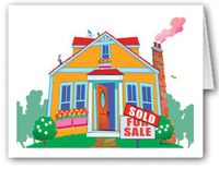 Realtor Sold Home Note Card - 10 Boxed Cards & Envelopes