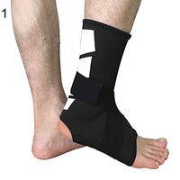 CHoppyWAVE Ankle Brace Soccer Guard Sports Support Bandage Elastic Breathable Protector - Rose Red L