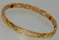 Energy Power TITANIUM Magnet Therapy BRACELET With 4 in 1 Function - FREE “LINK REMOVAL TOOL INCLUDED” - 255BR