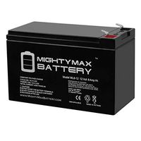 Mighty Max Battery 12V 8AH Battery Replaces Opti-UPS PS2200B, VS375C + 12V 1Amp Charger Brand Product