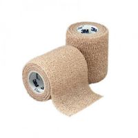 3M-2083S Wrap Coban Compression LF Sterile Elastic 3"x5yd Tan 24 Per Case by 3M Part No. 2083S