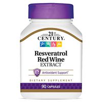 21st Century Resveratrol Red Wine Extract Capsules, 90Count