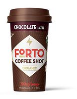 FORTO Coffee Shots - 200mg Caffeine, Chocolate Latte, High Caffeine Cold Brew Coffee, Bottled Fast Coffee Energy Boost, Pack of 12