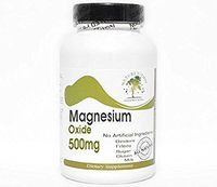 Magnesium Oxide 500mg ~ 100 Capsules - No Additives ~ Naturetition Supplements