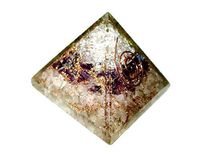 Jet New Rose Quartz Crystal Amethyst Unique Chakra Orgone Pyramid Free Booklet Jet Internationl Crystal Therapy Crystal Gemstones Copper Metal Mix Rare Healing Positive Energy Tetrahedron Sacred Geometry Memory Concentration Meditation