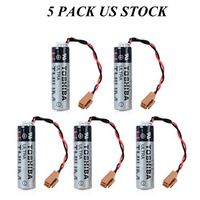 ER6V/3.6V 2400mAh PLC Lithium Replacement Battery for Mitsubishi M64 System US Stock (Pack of 5)