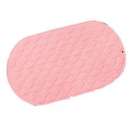 GHHZZQ 2 Pieces Child Bathtub Mats Non-Slip Soft Skin-Friendly Swimming Pool Baby Store Carpet, 4 Colors, 0.5 cm Thick (Color : Pink, Size : 25x42cm)