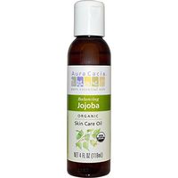 Aura Cacia 100 Percent Pure Organic Jojoba Oil, 4 Ounce - 3 per case.