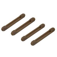 2 Pairs Anti-Slip Silicone Eyeglass Retainer Holder Frame Accessories Ear Hook Lock, Coffee