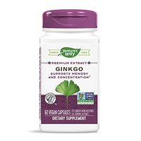 Natures Way Ginkgo Standardized 60 Vegetarian capsule, 60 ct