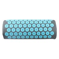 Acupressure Massager Mat Relaxation Relief Stress Tension Body Yoga Mat Relieve Body Stress Pain Spike Cushion Mat with Pillow,Light Grey