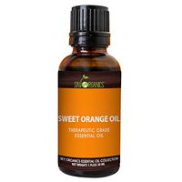 Sky Organics Orange Essential Oil (1oz) 100% Pure Therapeutic Grade Natural Sweet Orange Oil for Diffuser, Aromatherapy, Massage Oil, Stress and Detox – Citrus Scented Oil for Candles and DIY