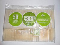 Eco-Products - Plant Starch Knife, Cream, 50/Pack EPS001PK (DMi PK