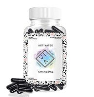  VIA Organic Activated Charcoal Capsules, Highest Absorbtion, Prevent Hangovers, Alleviate Gas and Bloating, Digestive & Stomach Relief, Natural Max Full Body Detox, Vegan, Non-GMO (60 Capsules) 