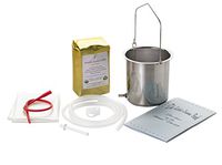 Purelife Coffee Enema Kit- 1.5 Qt Colon Cleanse Kit with 1 Lb Organic Light Air Roast Coffee - Medical Silicone Tubing & Nozzle - Gerson Approved