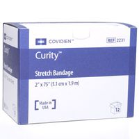 Kendal Curity Gauze Roll Bandage Sterile 2'' 12/box