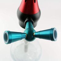 Douup Hookah Accessories, Hookah Conversion Head, Shisha Connector Hookah Accessories, Hookah 1 to 2 Hose Adapter, for Hookah,Blue