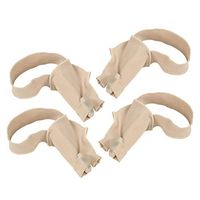 HEALLILY 2 Pairs Bunion Hallux Valgus Corrector Bunion Relief Protector Sleeves with Gel Pads Cushion for Hammer Toe Stop Pain - L