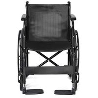 COLIBROX>>>24'' Lightweight Foldable Medical Wheelchair w/Footrest FDA Approved New>This is Our Black Back and mat Manual Wheelchair. This Wheelchair can Provides Comfort and Mobility