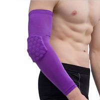 UHBGT Elbow Arm Sleeve Pads Protective Compression Brace Support Padding Bands for Crashproof Cycling Basketball