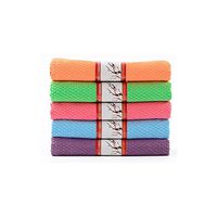3pcs Microfiber Cleaning Cloths, Highly Absorbent No Fabric Soft Glass Polish Washing Dusting Towel for Kitchen Bathroom Car Window
