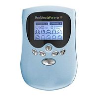 10 Modes Best tens EMS nmes Unit Machines Electric Electron Electronic Pulse Back Neck Legs Massagers Handheld for Back Neck Shoulder Knee Pain tmj Replacement Pads PM10AB (Blue) HealthmateForever