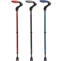 Quest Single Point Shock-Absorbing Cane - Blue