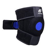 Knee Brace Support, Meniscus Tear Arthritis Adjustable Compression for ACL Fitness Women and Men, Non-slip Open Patella Stabilizer, Comfortable Neoprene Knee Support Sleeve, Spring Support All Sports