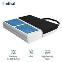 ProHeal Wheelchair Seat Cushion Gel Infused Foam - Orthopedic, Coccyx, Tailbone Support - High Resilience for Positioning and Stability Prevents Pressure Sores -18" x 16" x 3"