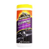 Armor All 10863 Car Interior Cleaner Wipes for Dirt & Dust - Cleaning for Cars & Truck & Motorcycle, 25 Count
