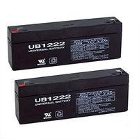 Universal Power Group UB1222 12V 2.2Ah F1 SLA Battery Replaces CF12V1.5 ES1.9-12 PS-1220-2 Pack