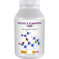 Andrew Lessman Acetyl L-Carnitine 500-360 Capsules - Support for Nervous System, Fat and Energy Metabolism, Healthy Brain Function and Healthy Blood Flow to The Brain. Easy-to-Swallow Capsules.