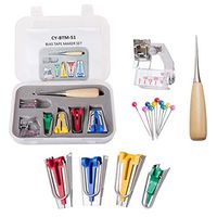 Fineday Sewing Machine, 16-Piece DIY Edging Device Belt Curler Edging Strip Sewing Tool Set, Arts,Crafts & Sewing Multicolor, Easter Products Onsale