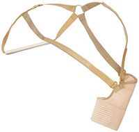 Rolyan Hemi Arm Sling II for Left Arm, Comfortable Shoulder Sling with Elastic Straps, Shoulder Immobilizer Support for After Stroke, Soft Tissue Injury, Surgery, or Ligament Strain, Large