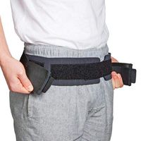 Blue Jay Sacroiliac Support Belt, Black - 52-58in. XX-Large Sacroiliac Hip Support, Slim Line Design, Adjustable Tabs for Conforming Fit. Hip & Waist Supports