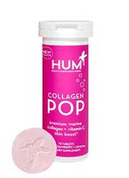 HUM Collagen Pop Marine Collagen Drink, Skin Supplement with Vitamin C, Dissolvable Collagen Tablets for Optimal Skin Care- Strawberry Lemon - Gluten Free and Non GMO (10 Fizzy Tablets)