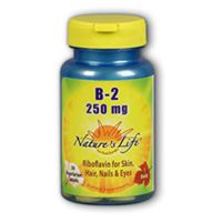 Vitamin B-2, 250 mg, 100 tabs by Nature's Life (Pack of 4)