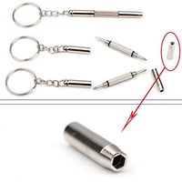 PrinceShop - 1 PC Mini 3in1 Keychain Screwdriver Mobile Eyeglass Sunglasses Watch Repair Tool Kit E3405 P50